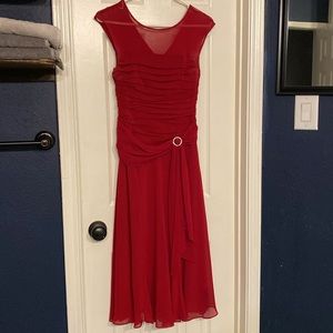 Sangria red dress